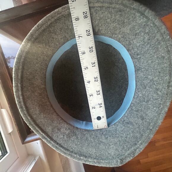 Vintage Bollman Hat Co. Gray Wool Cloche Fedora Unisex - Picture 10 of 16